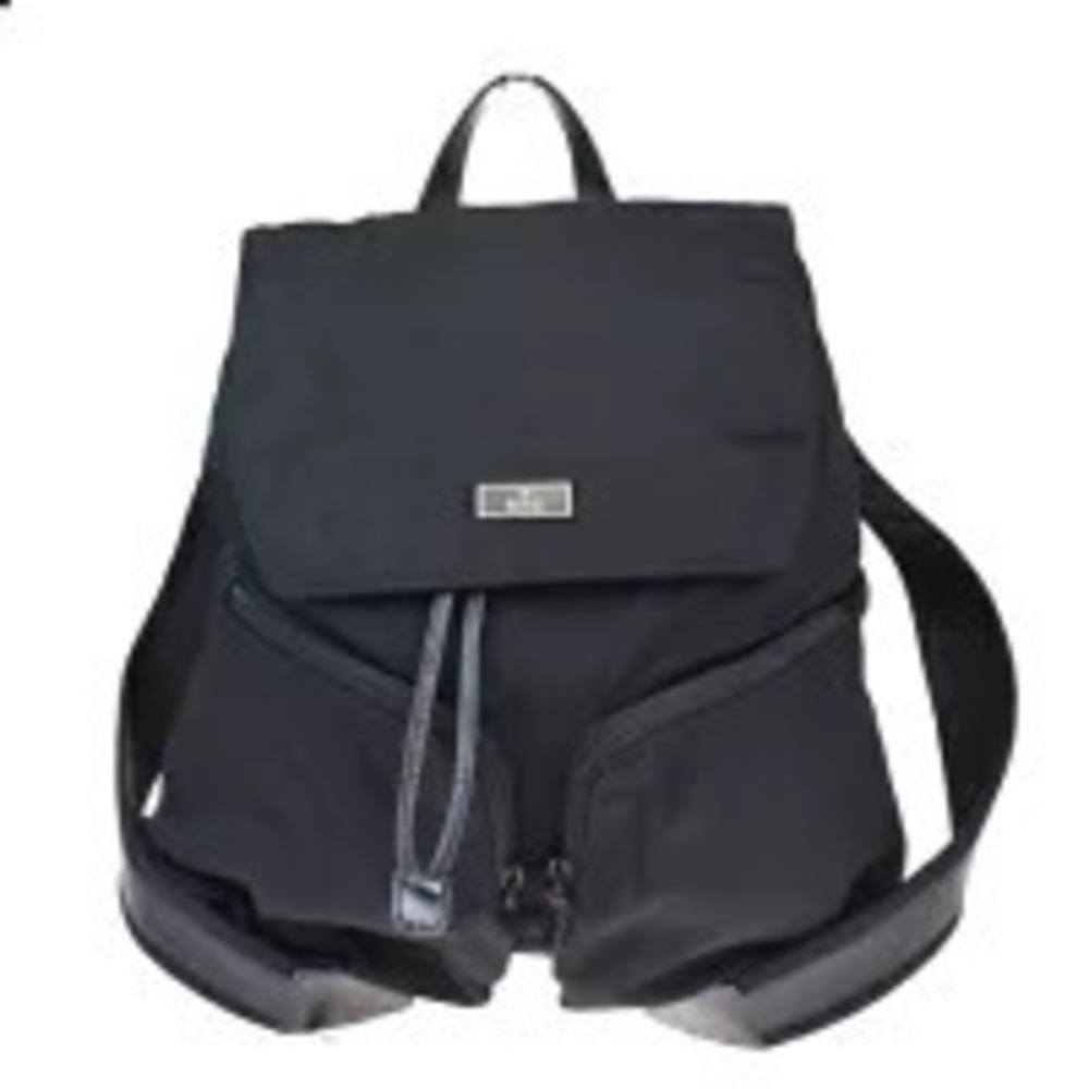 Gucci Backpack Bag Black Leather
